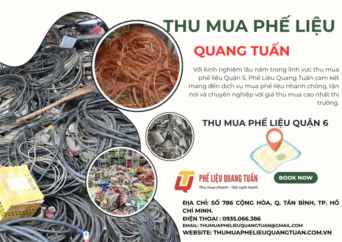 Thu mua phế liệu Quận 6 giá cao