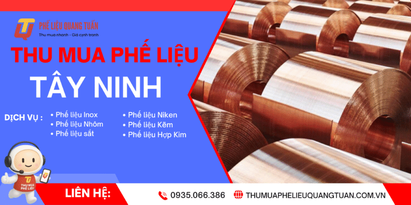 Thu mua phế Liệu Tây Ninh giá cao | Bảng giá phế liệu Tây Ninh 2025