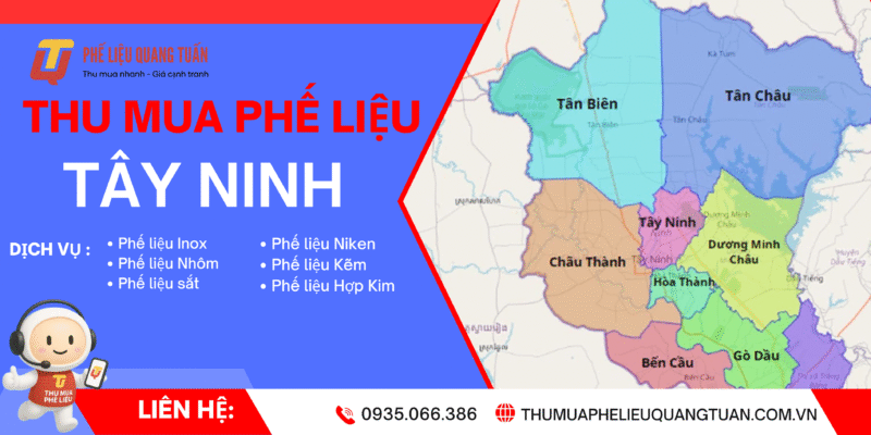 Thu mua phế Liệu Tây Ninh giá cao | Bảng giá phế liệu Tây Ninh 2025