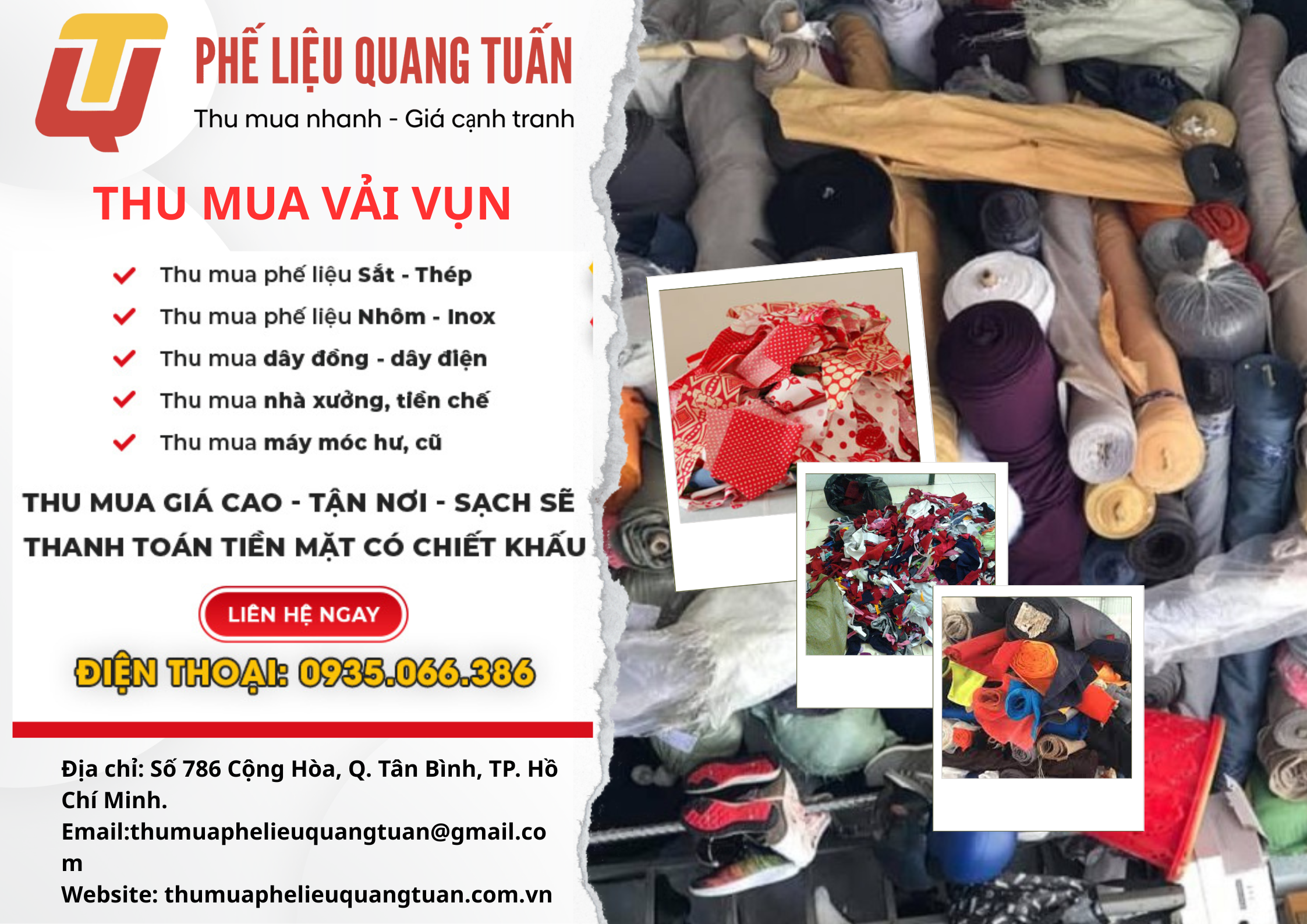 5 bước chuẩn bị trước khi thu mua phế liệu vải vụn cho thương lái để được giá cao
