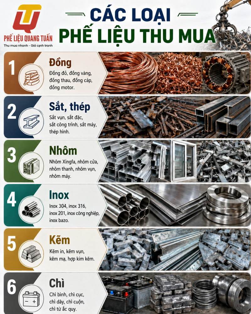 Thu mua phế liệu xã Cần Giờ