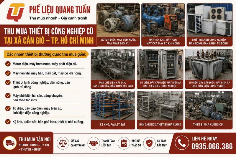 Thu mua phế liệu xã Cần Giờ