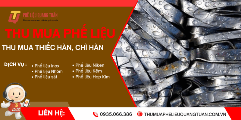 Thu mua thiếc hàn, chì hàn