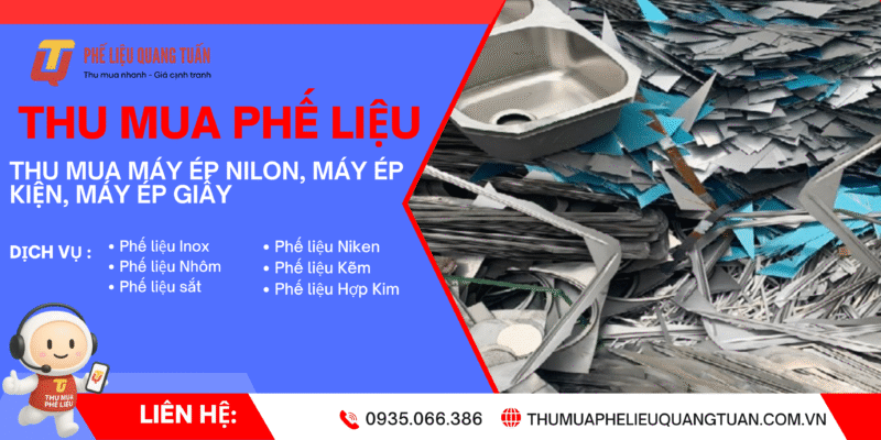 Thu mua máy ép nilon, máy ép kiện, máy ép giấy