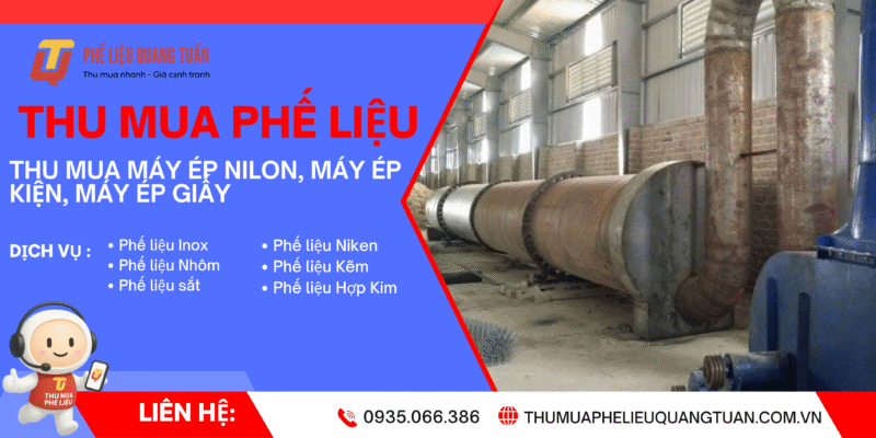 Thu mua máy ép nilon, máy ép kiện, máy ép giấy