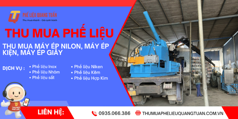Thu mua máy ép nilon, máy ép kiện, máy ép giấy
