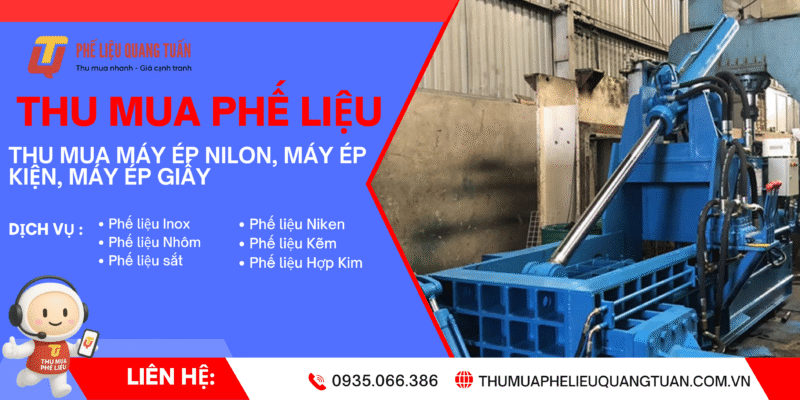 Thu mua máy ép nilon, máy ép kiện, máy ép giấy