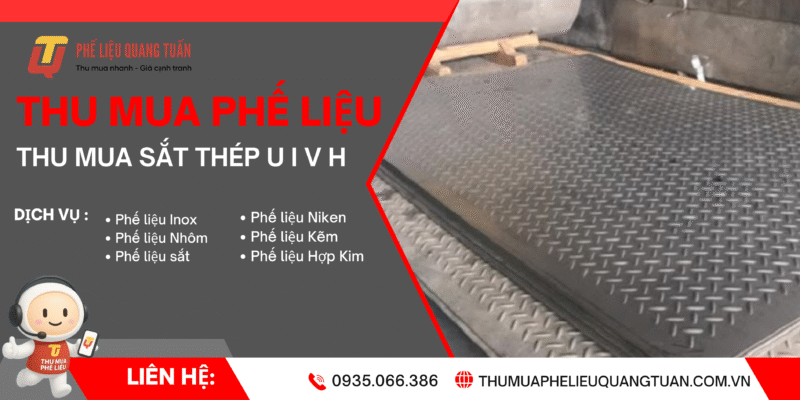 Thu mua sắt thép U I V H phế liệu