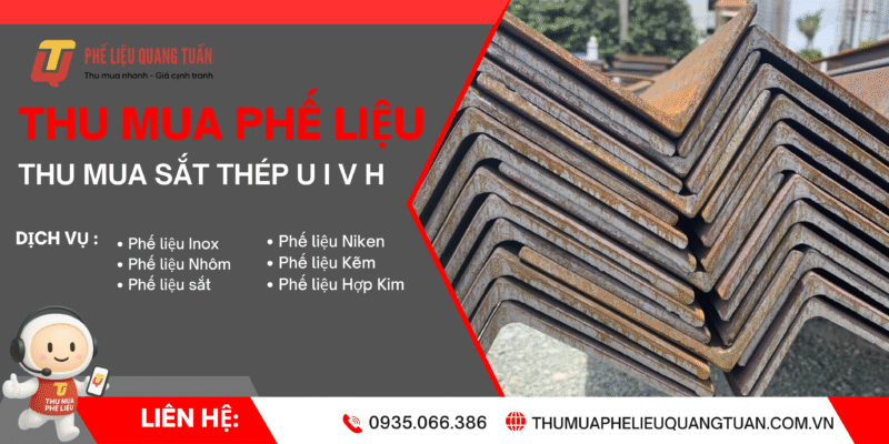 Thu mua sắt thép U I V H phế liệu