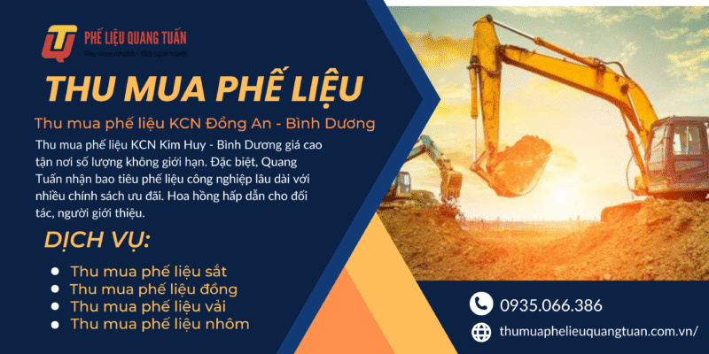 Thu mua phế liệu KCN Đồng An – Bình Dương