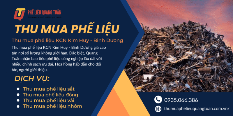 Thu mua phế liệu KCN Kim Huy &#8211; Bình Dương