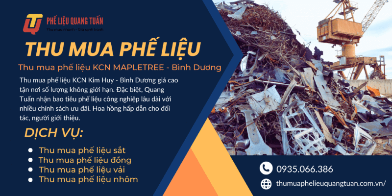 Thu mua phế liệu KCN MAPLETREE – Bình Dương