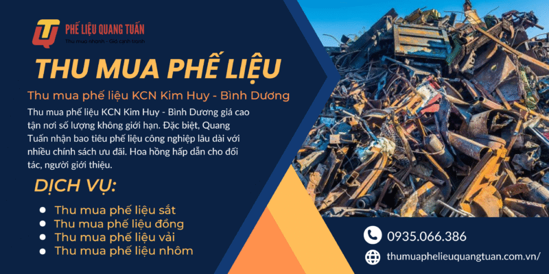 Thu mua phế liệu KCN Kim Huy &#8211; Bình Dương