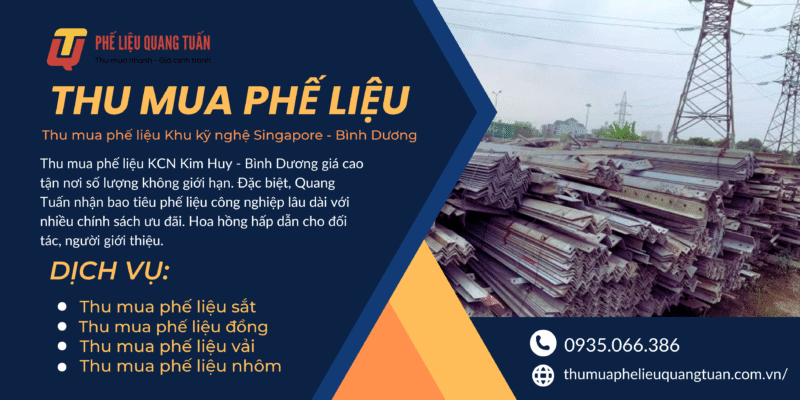 Thu mua phế liệu Khu kỹ nghệ Singapore &#8211; Bình Dương