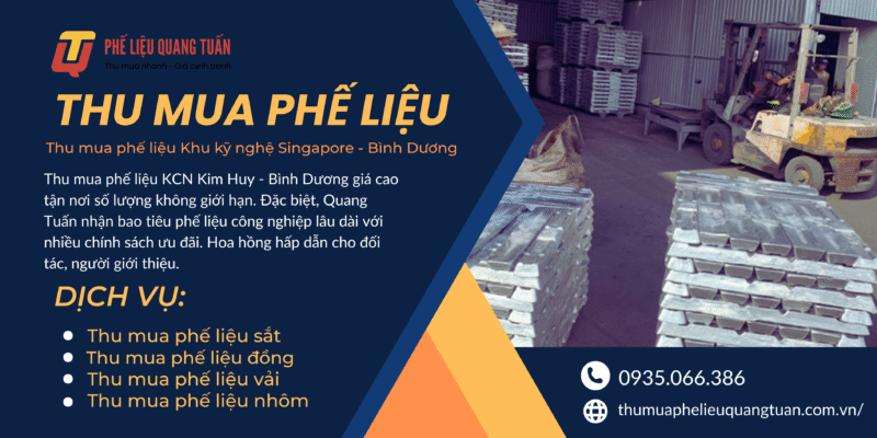 Thu mua phế liệu Khu kỹ nghệ Singapore &#8211; Bình Dương