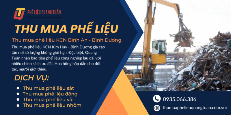 Thu mua phế liệu KCN Bình An – Bình Dương