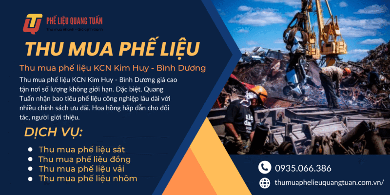 Thu mua phế liệu KCN Kim Huy &#8211; Bình Dương