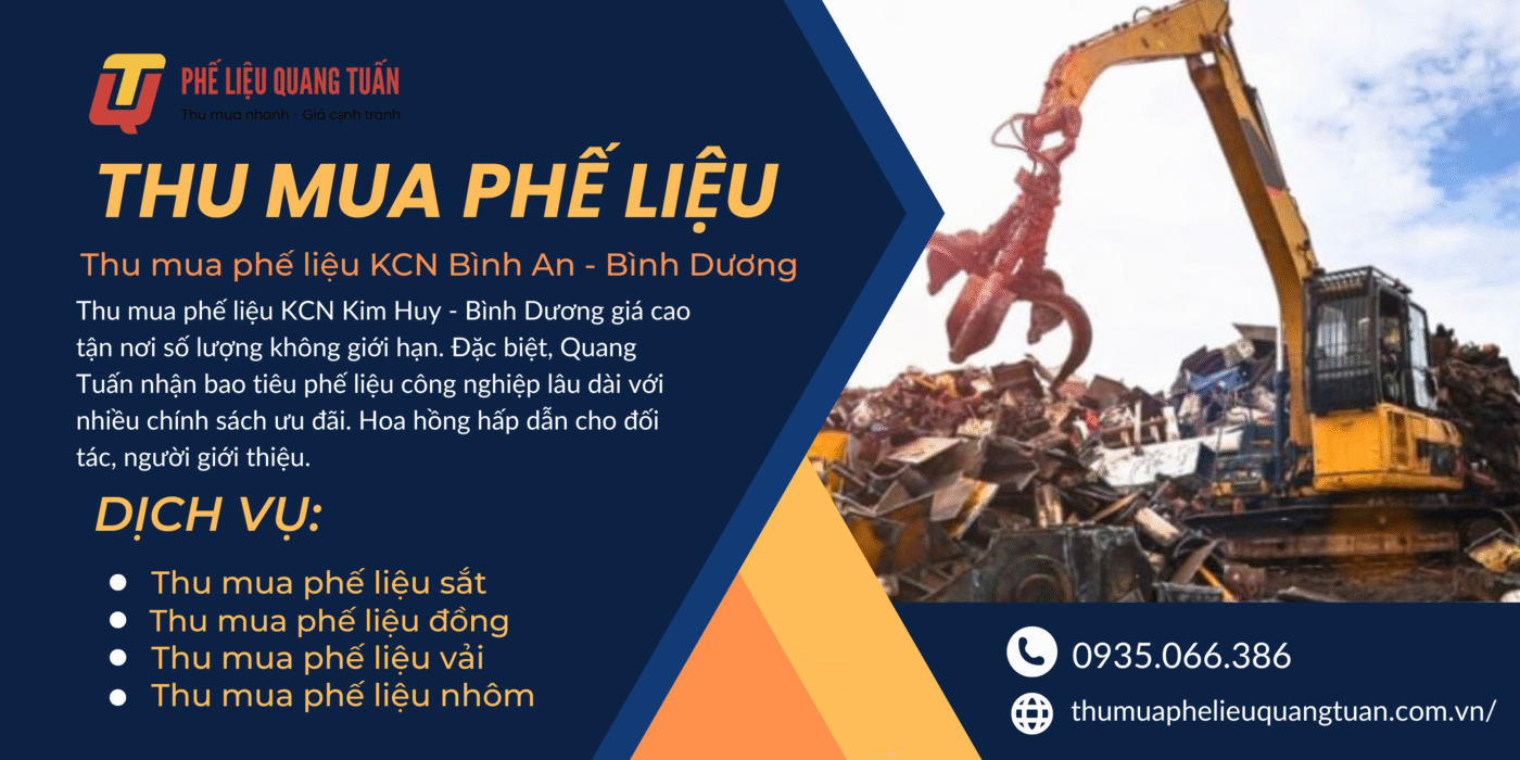 Thu mua phế liệu KCN Bình An – Bình Dương