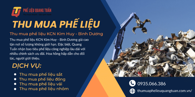 Thu mua phế liệu KCN Kim Huy &#8211; Bình Dương