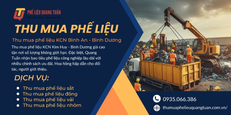 Thu mua phế liệu KCN Bình An – Bình Dương