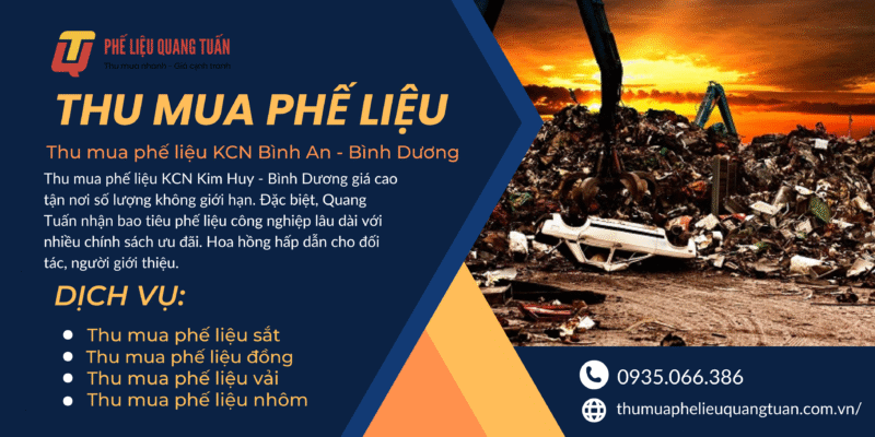 Thu mua phế liệu KCN Bình An – Bình Dương