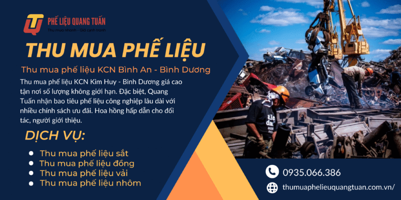 Thu mua phế liệu KCN Bình An – Bình Dương