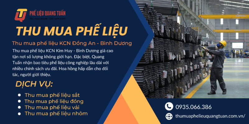 Thu mua phế liệu KCN Đồng An – Bình Dương