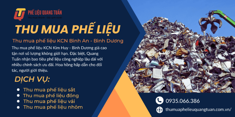 Thu mua phế liệu KCN Bình An – Bình Dương