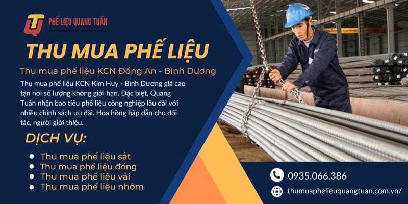 Thu mua phế liệu KCN Đồng An – Bình Dương