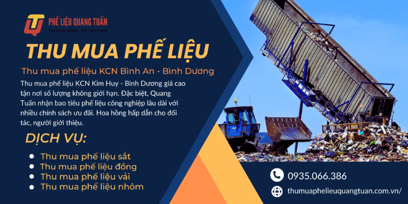 Thu mua phế liệu KCN Bình An – Bình Dương