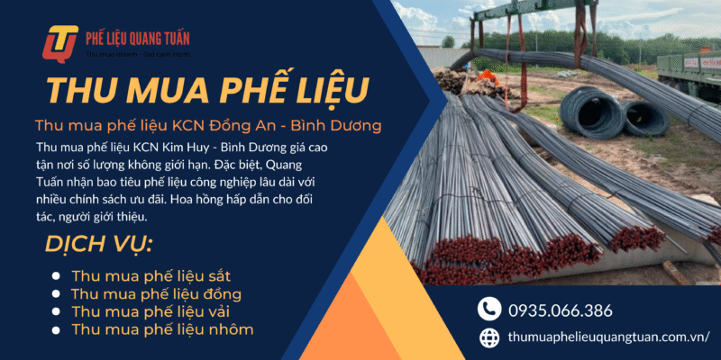 Thu mua phế liệu KCN Đồng An – Bình Dương