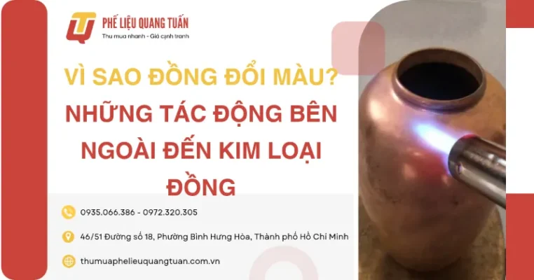 đồng đổi màu