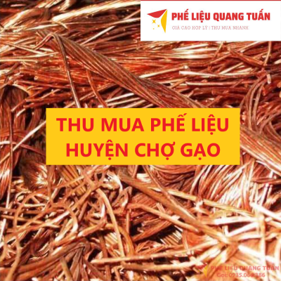 thu mua phế liệu giá cao tại huyện chợ gạo