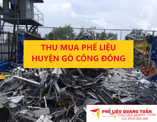 thu mua phế liệu giá cao tại huyện gò công đông