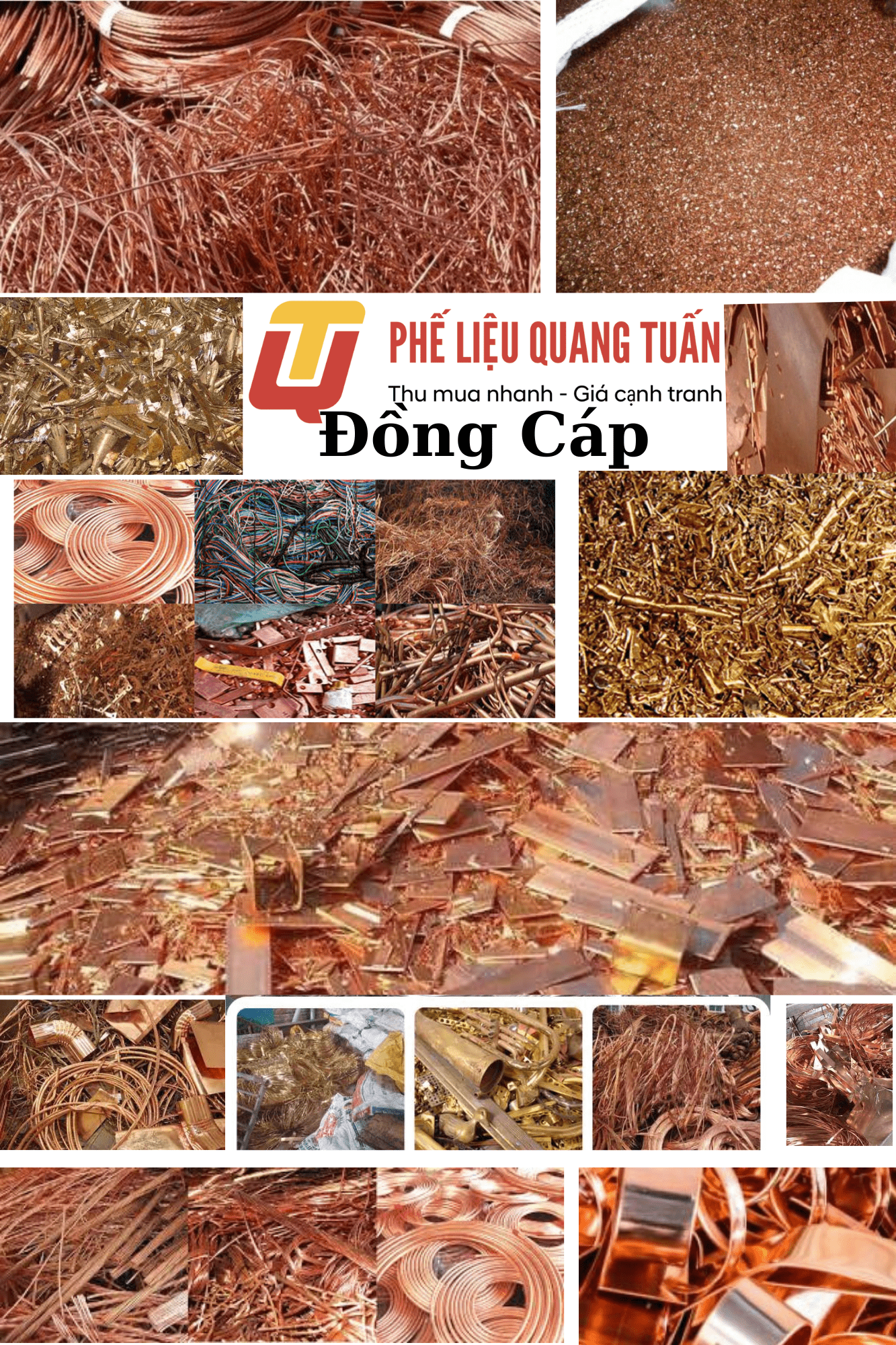 Thu Mua Phế Liệu Đồng giá cao | Bảng giá phế liệu Đồng 2025