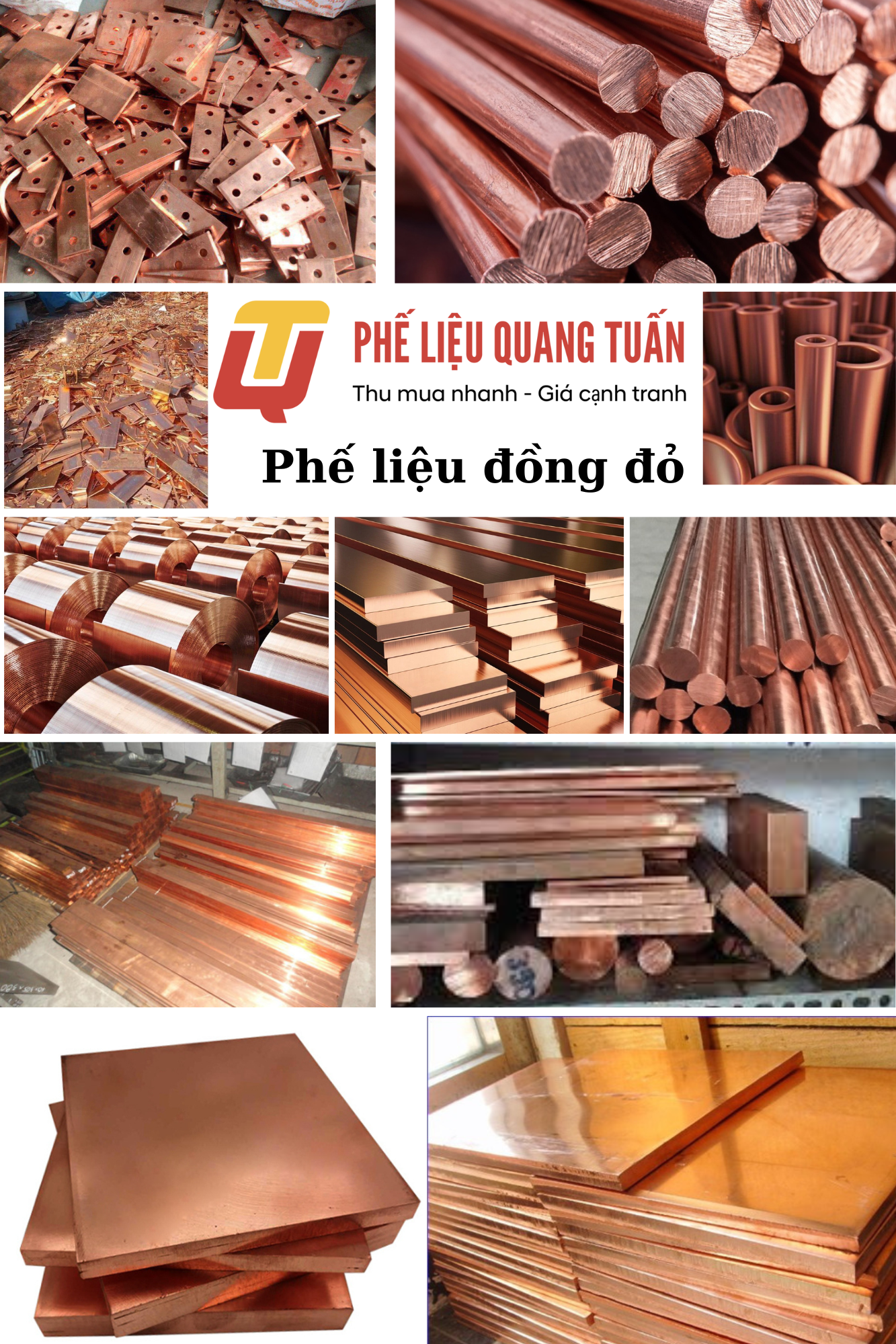 Thu Mua Phế Liệu Đồng giá cao | Bảng giá phế liệu Đồng 2025