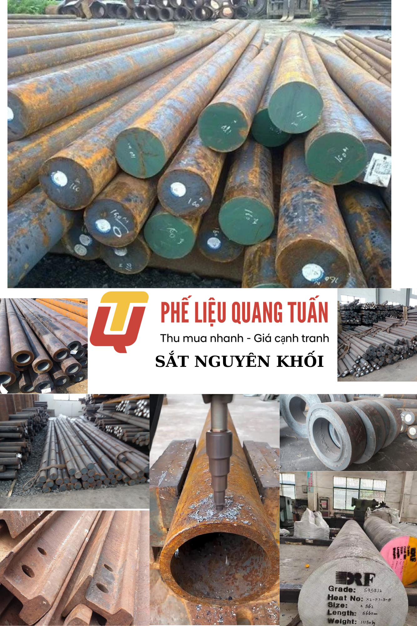 Thu mua phế liệu sắt giá cao | Bảng giá phế liệu sắt thép tháng /2025