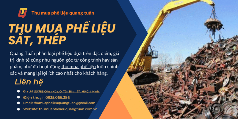 Dịch vụ thu mua phế liệu Hóc Môn uy tín ở Hồ Chí Minh