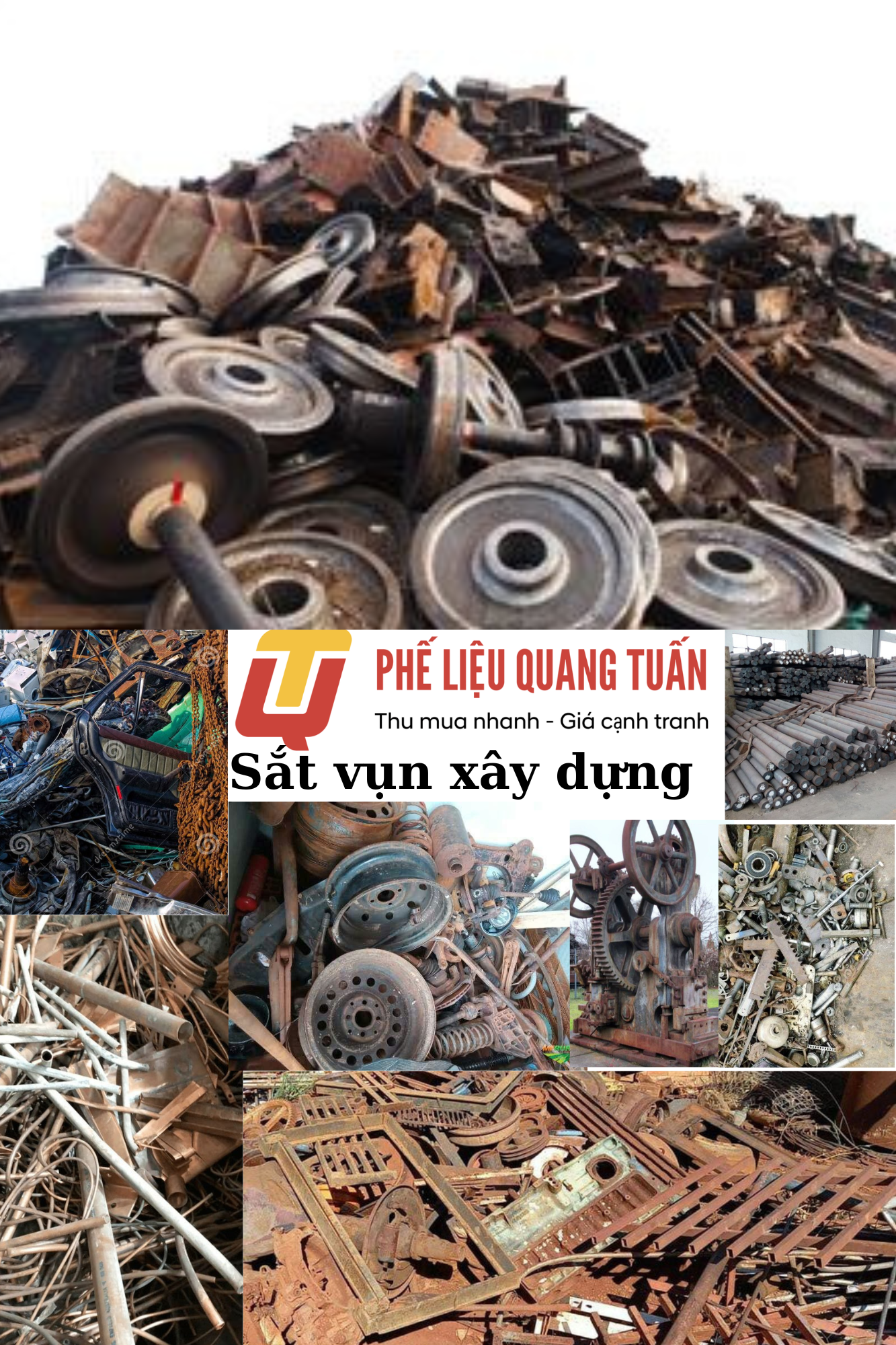 Thu mua phế liệu sắt giá cao | Bảng giá phế liệu sắt thép tháng /2025