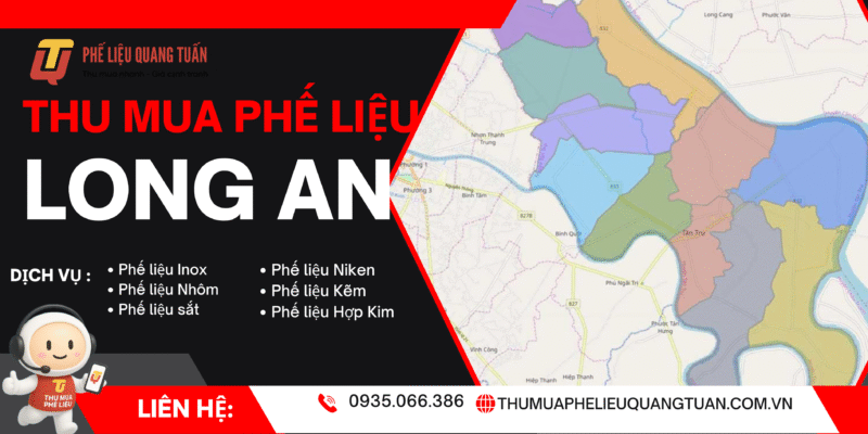 Phế Liệu Long An giá cao | Bảng giá phế liệu Long An 2025