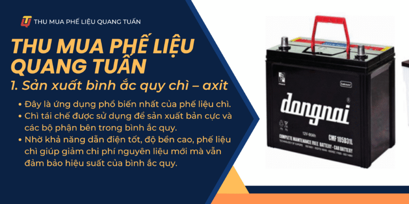 Thu mua phế liệu chì TPHCM giá cao số 1
