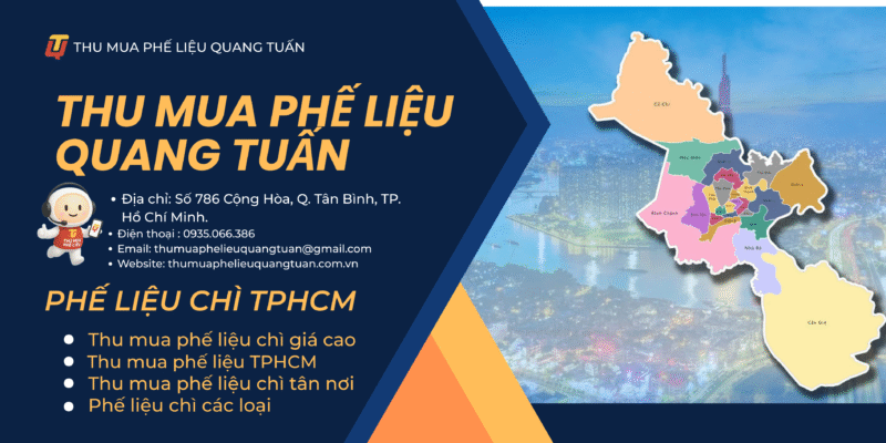 Thu mua phế liệu chì TPHCM giá cao số 1