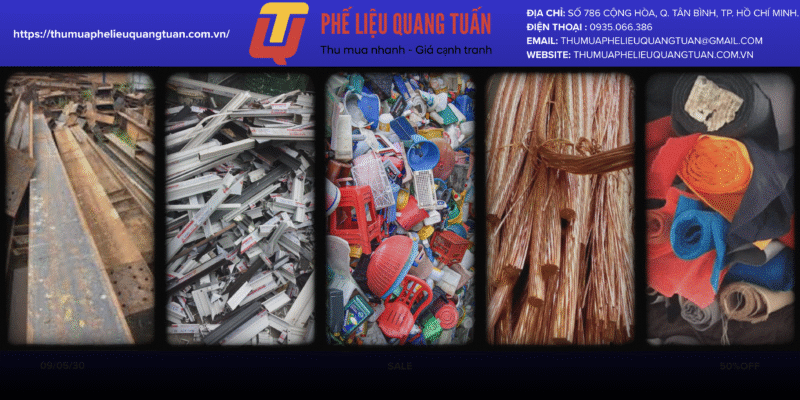 Thu mua phế liệu giá cao Quận 1 &#8211; TP.HCM