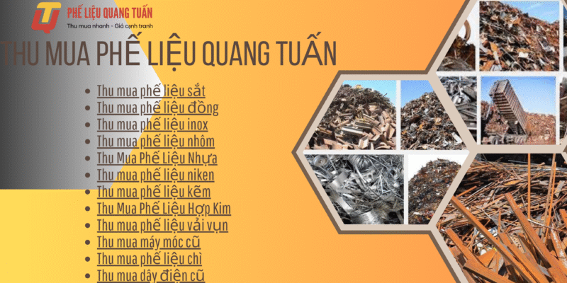 Thu mua phế liệu giá cao Quang Tuấn PHÁ GIÁ THỊ TRƯỜNG &#8211; số 1 Việt Nam