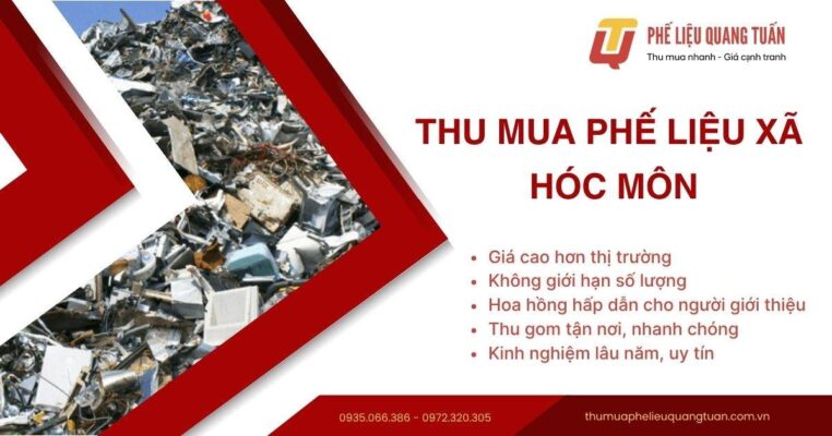 Thu mua phế liệu xã Hóc Môn