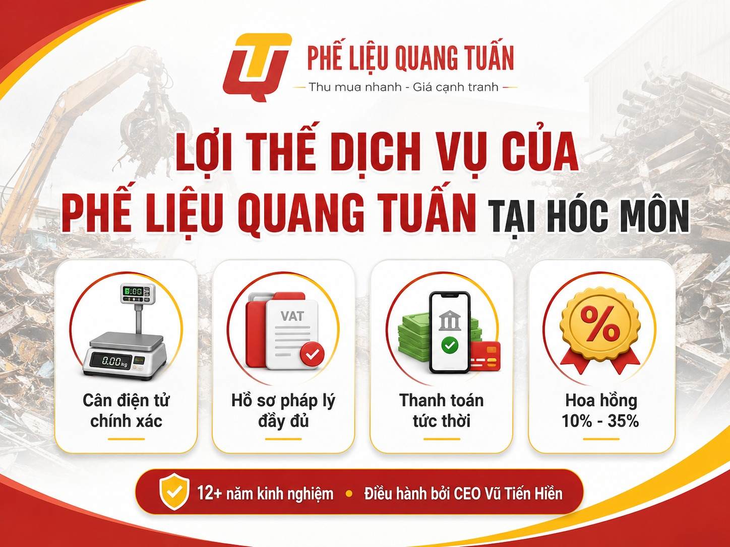 thu mua phế liệu xã Hóc Môn
