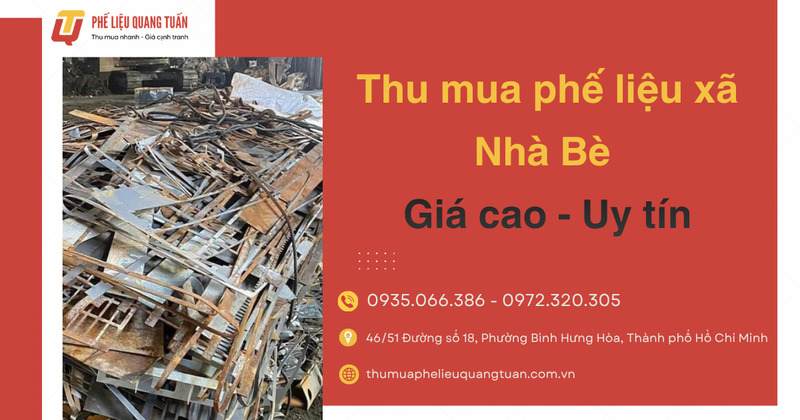 Thu mua phế liệu xã Nhà Bè