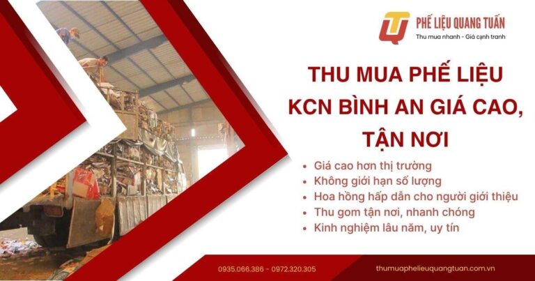 Thu mua phế liệu KCN Bình An