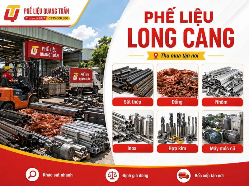 Thu mua phế liệu Long Cang Thu mua phế liệu Long Cang