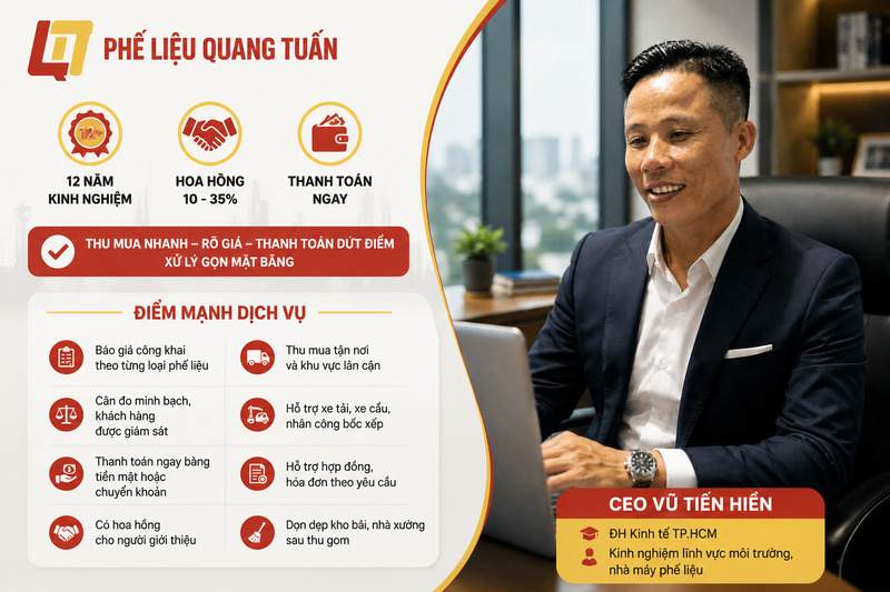 Thu mua phế liệu Long Cang Thu mua phế liệu Long Cang